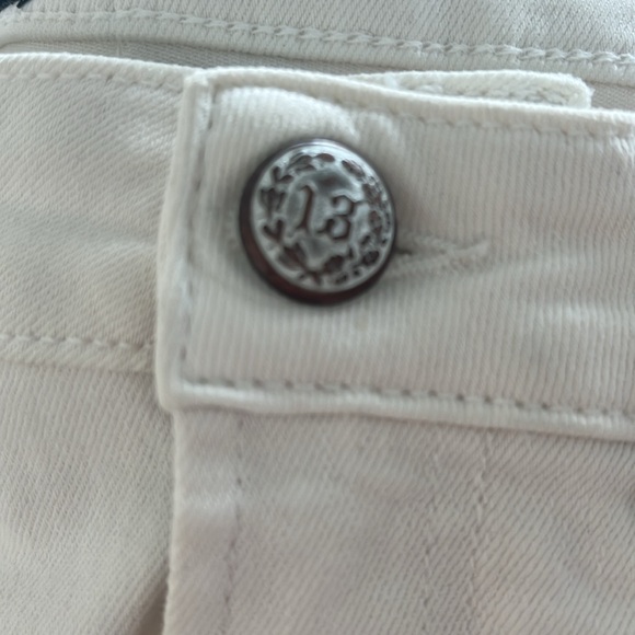 R13 Biker Boy White Cropped Jeans - Picture 11 of 11